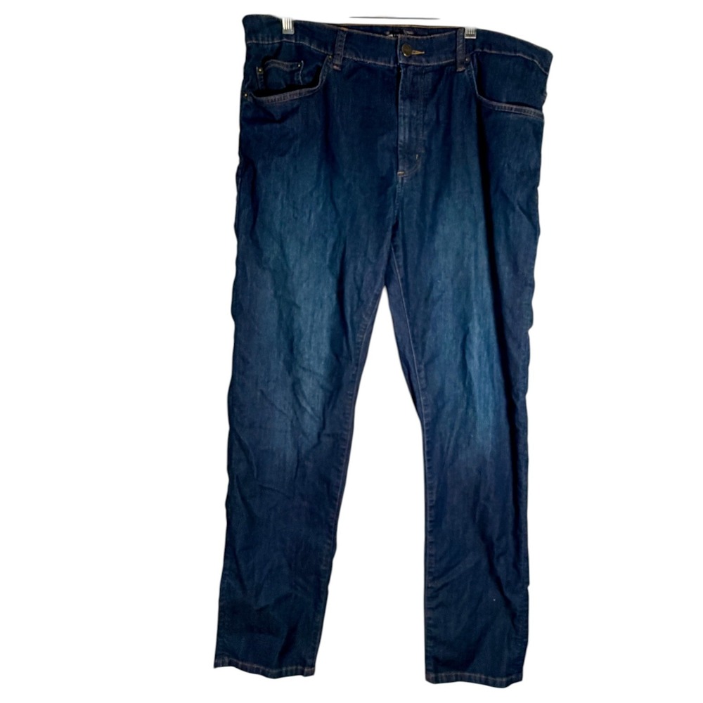 Travis Mathew Men's Golf Legacy Featherweight Jeans Straight Leg Mid Blue 36x30